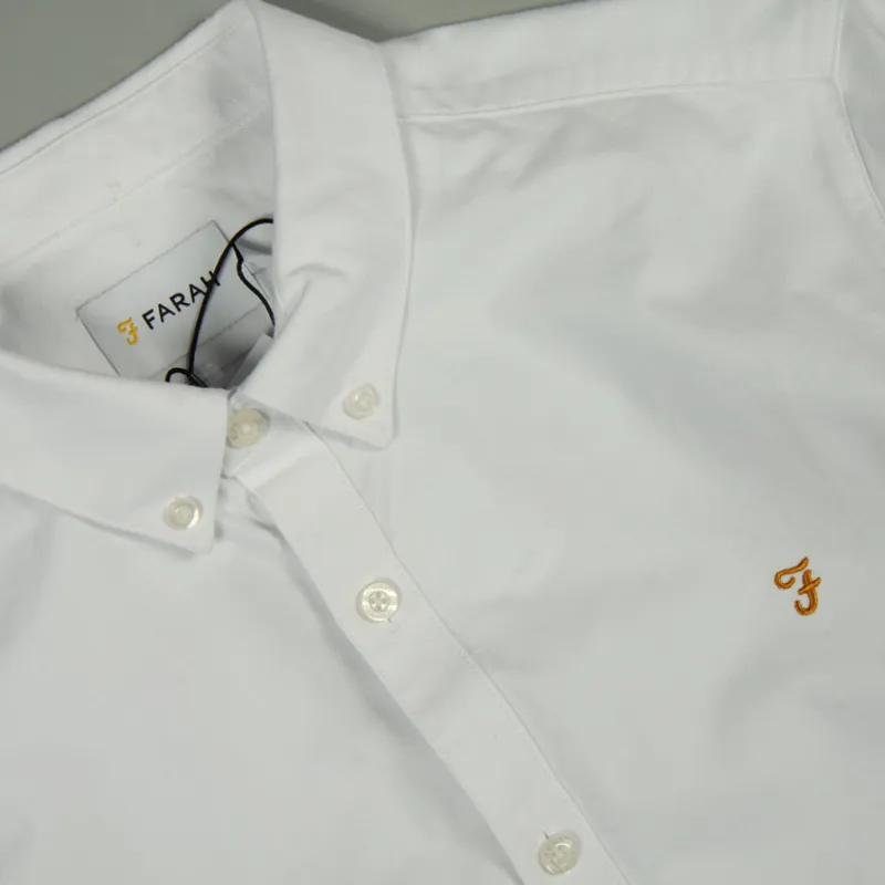 Farah Brewer LS Shirt - White-1