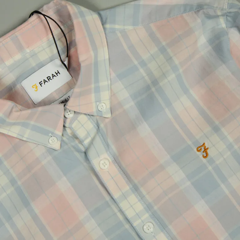 Farah Ashtead LS Shirt - Blossom Pink-1