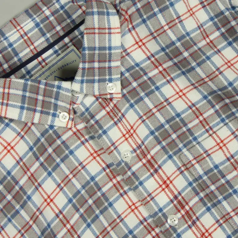 Penfield Pincourt Check Shirt - White-1