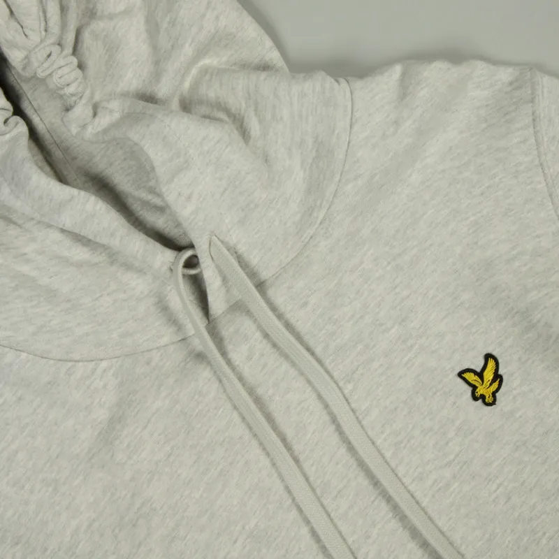 Lyle and Scott Pullover Hoodie - Light Grey Marl-1