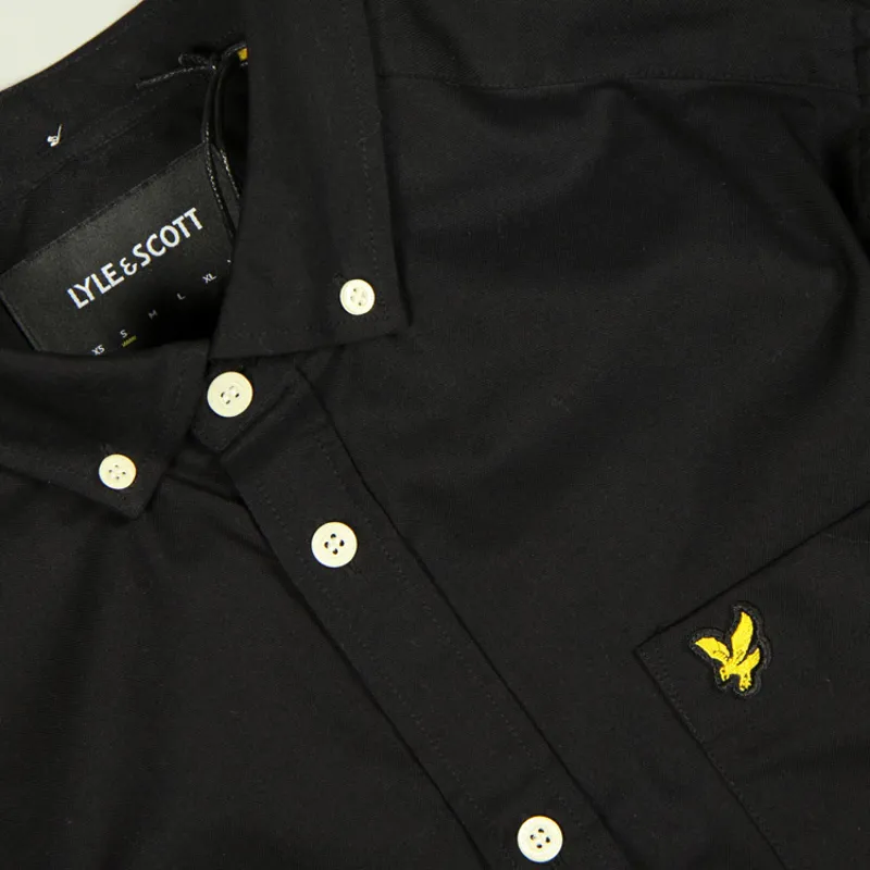 Lyle and Scott Oxford Shirt - True Black-1