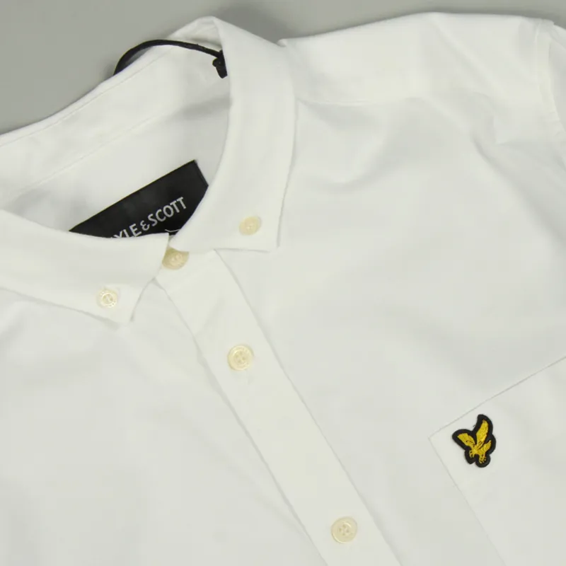 Lyle and Scott Oxford Shirt - White-1
