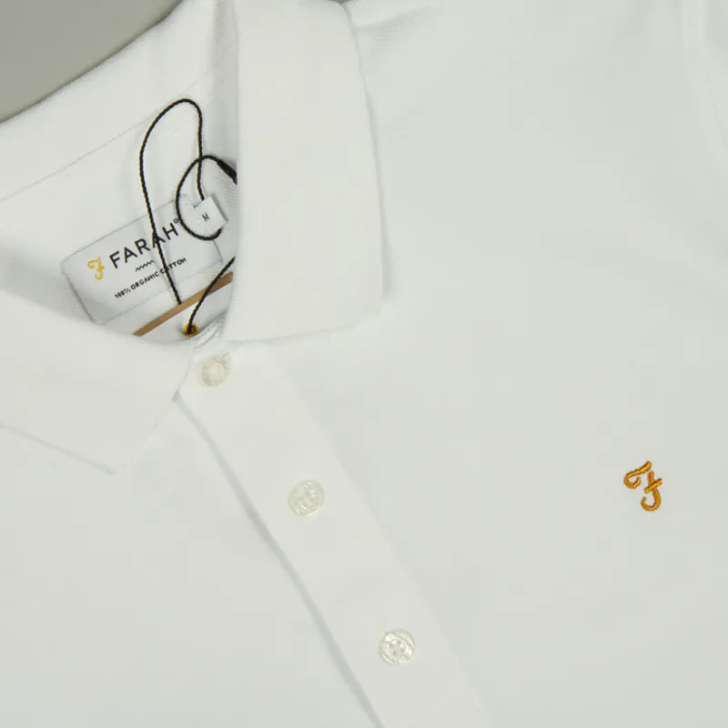 Farah Blanes Polo Shirt - White-1