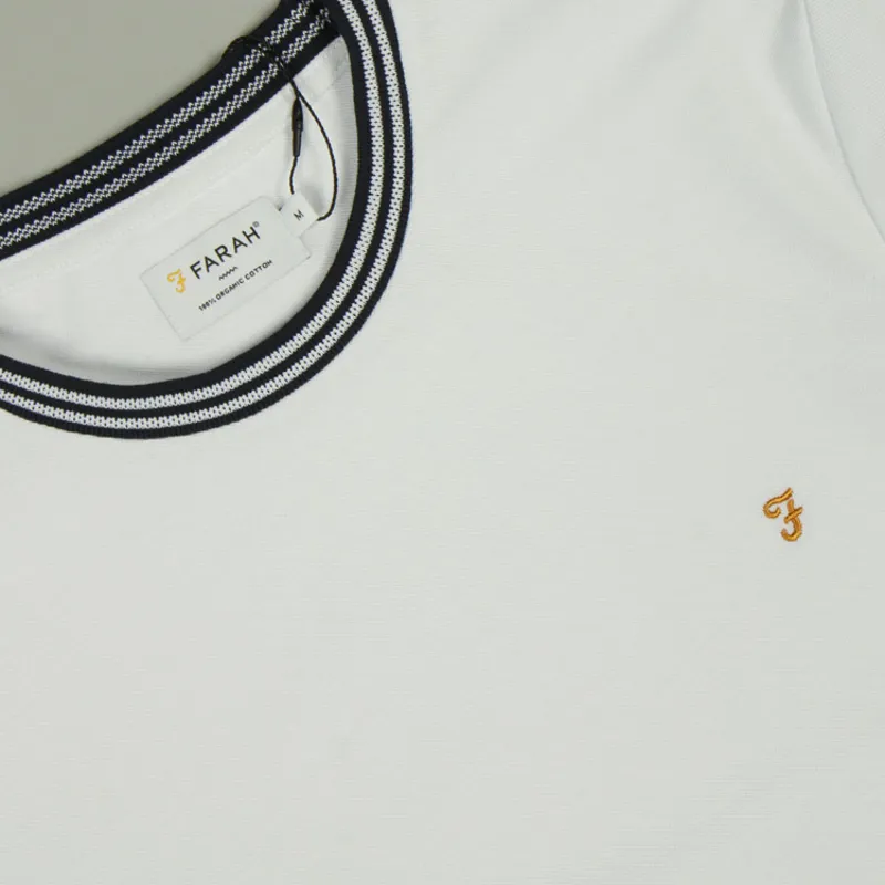 Farah Texas T-Shirt - White-1