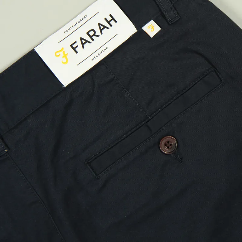 Farah Hawk Chino Short - True Navy-3