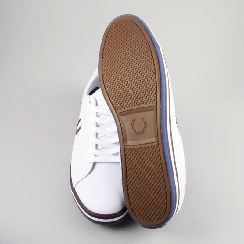 Fred Perry Kingston Leather - White-4