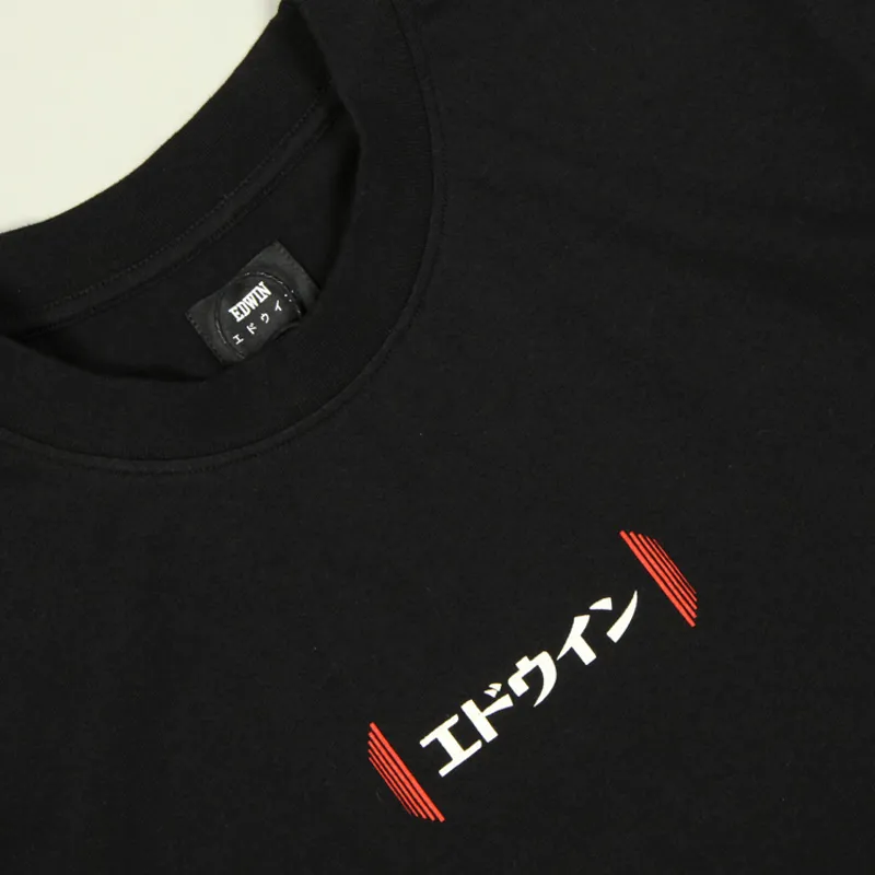 Edwin Aurora T-Shirt - Black-1