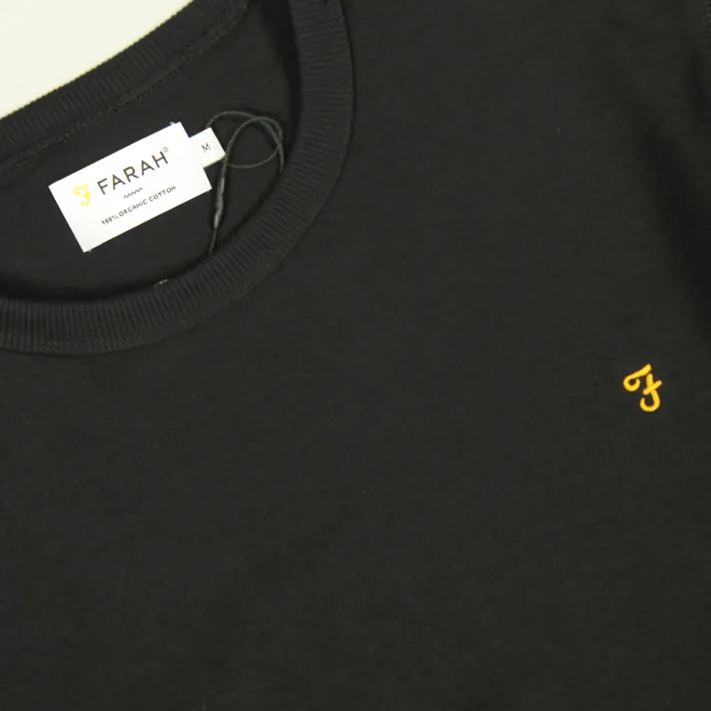 Farah Tim Sweatshirt - Black-1