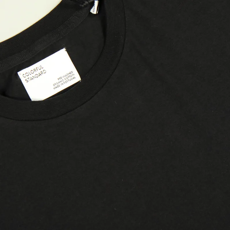 Colorful Standard Classic Organic T-Shirt - Deep Black-1