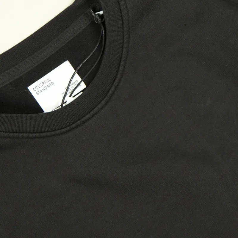 Colorful Standard Classic Organic Crew Sweat - Deep Black-1