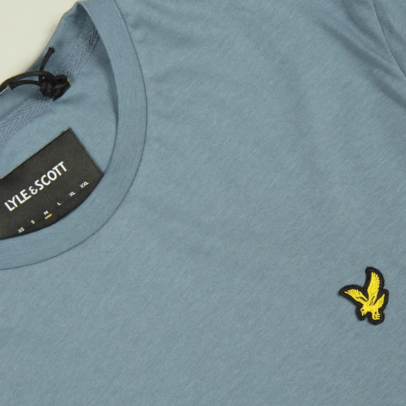 Lyle and Scott Plain T-Shirt - Slate Blue-1
