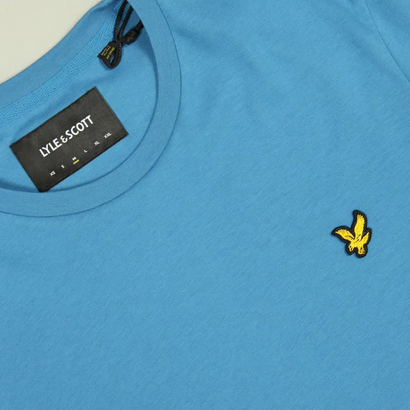 Lyle and Scott Plain T-Shirt - Yale Blue-1
