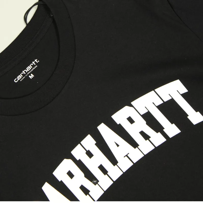 Carhartt WIP University T-Shirt - Black/White-1