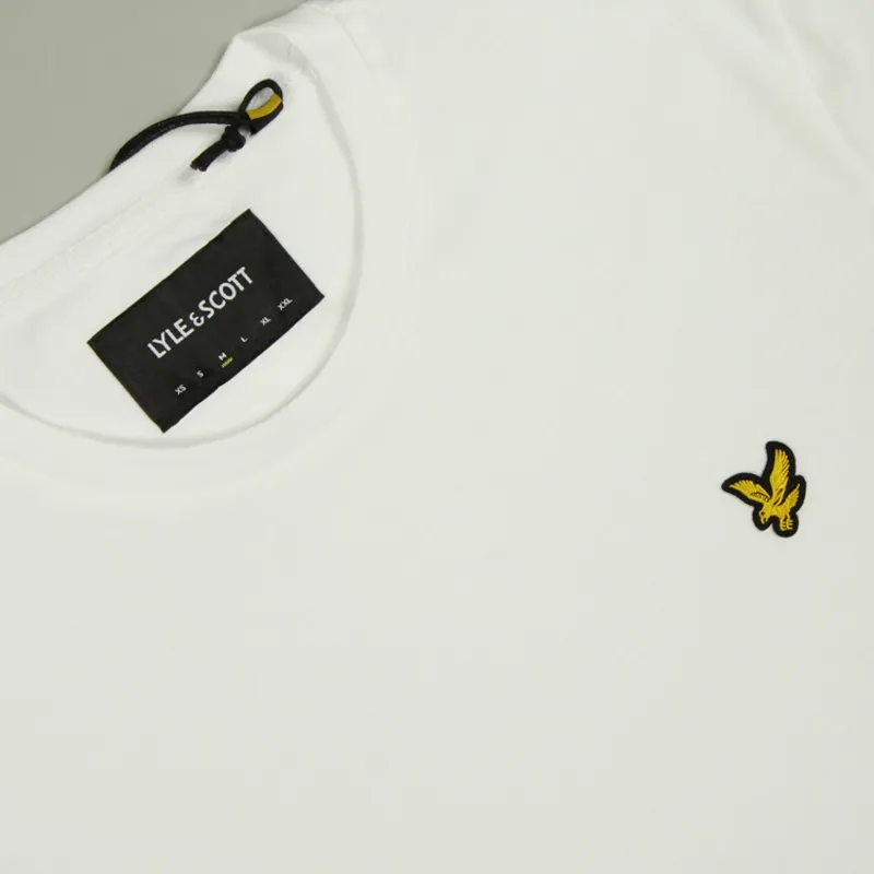 Lyle and Scott Plain T-Shirt - White-1