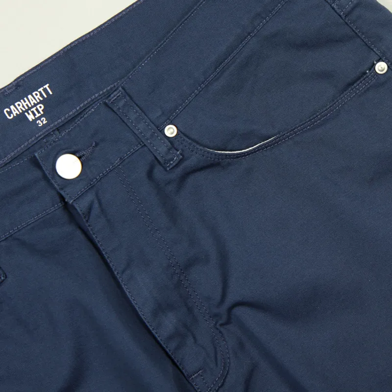 Carhartt WIP Swell Shorts - Blue Rinsed-2