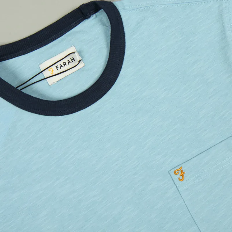 Farah Groove T-Shirt - Moonstone-1