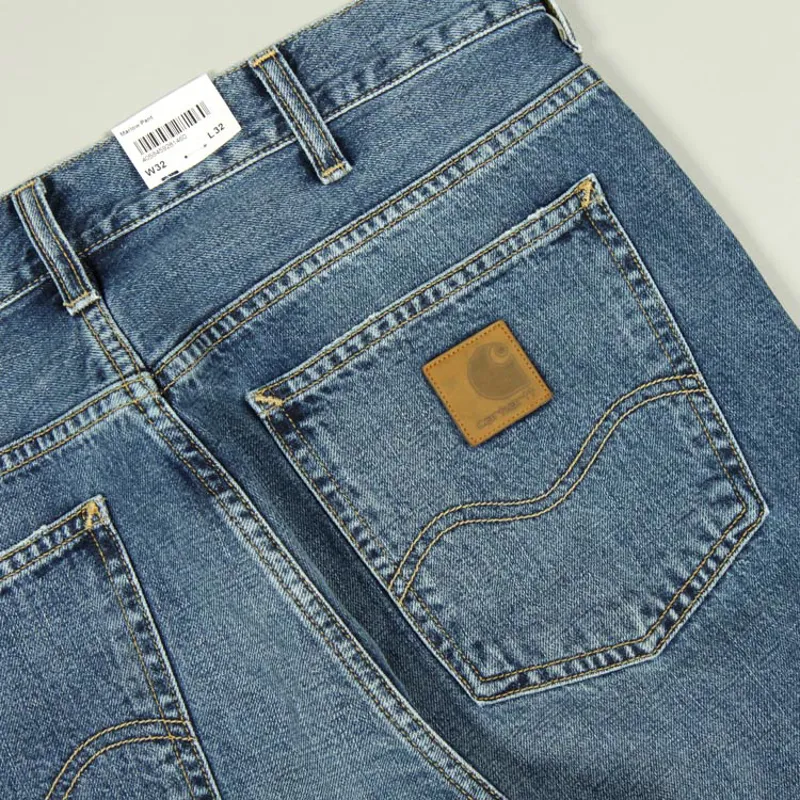 Carhartt WIP Marlow Pant Edgewood - Blue Stone Coast-3