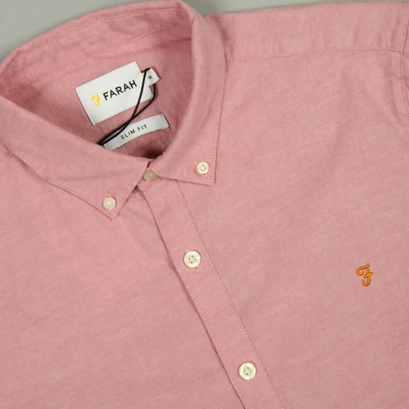 Farah Steen SS Shirt - Dusty Rose-1