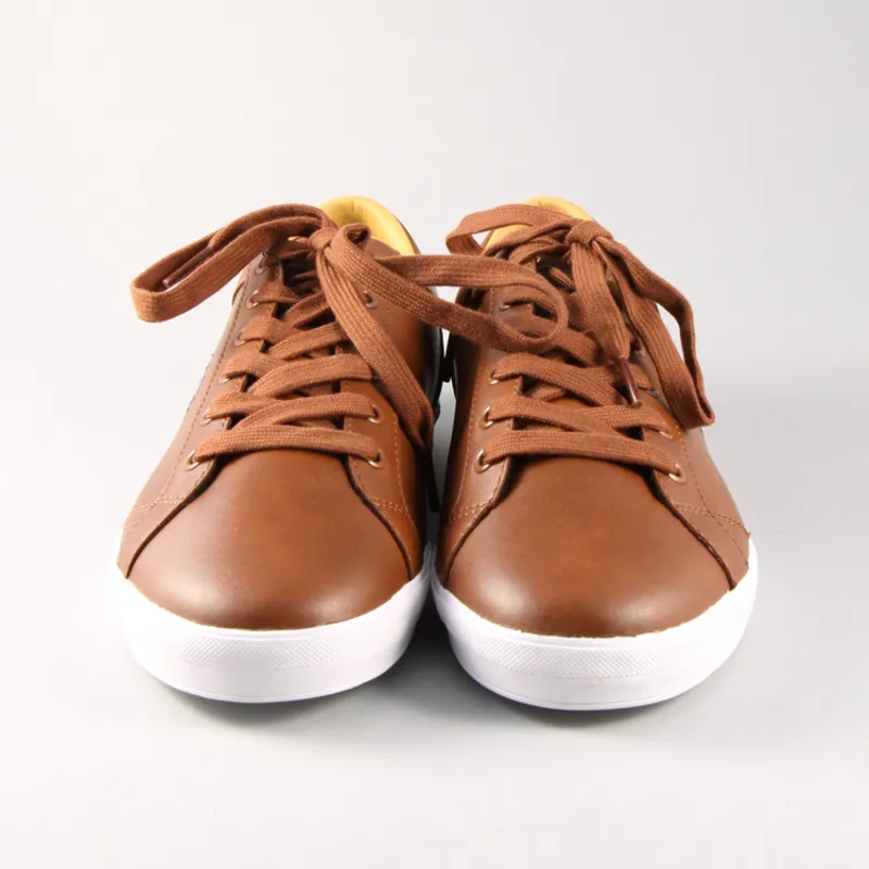 Fred Perry Baseline Leather - Tan-3