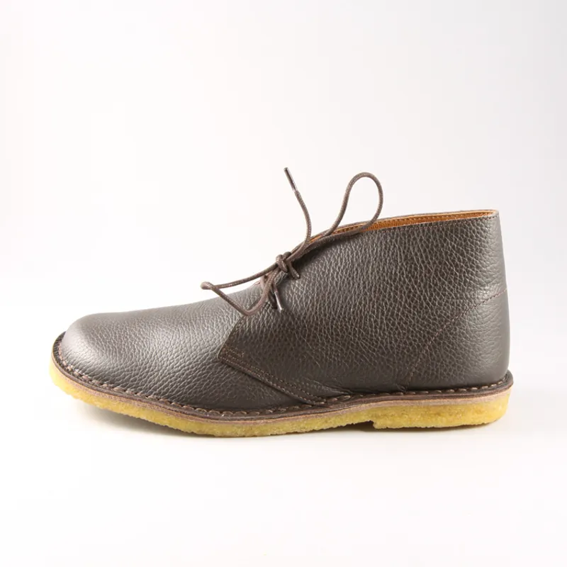 Pretty Green Leather Desert Boot - Brown-2