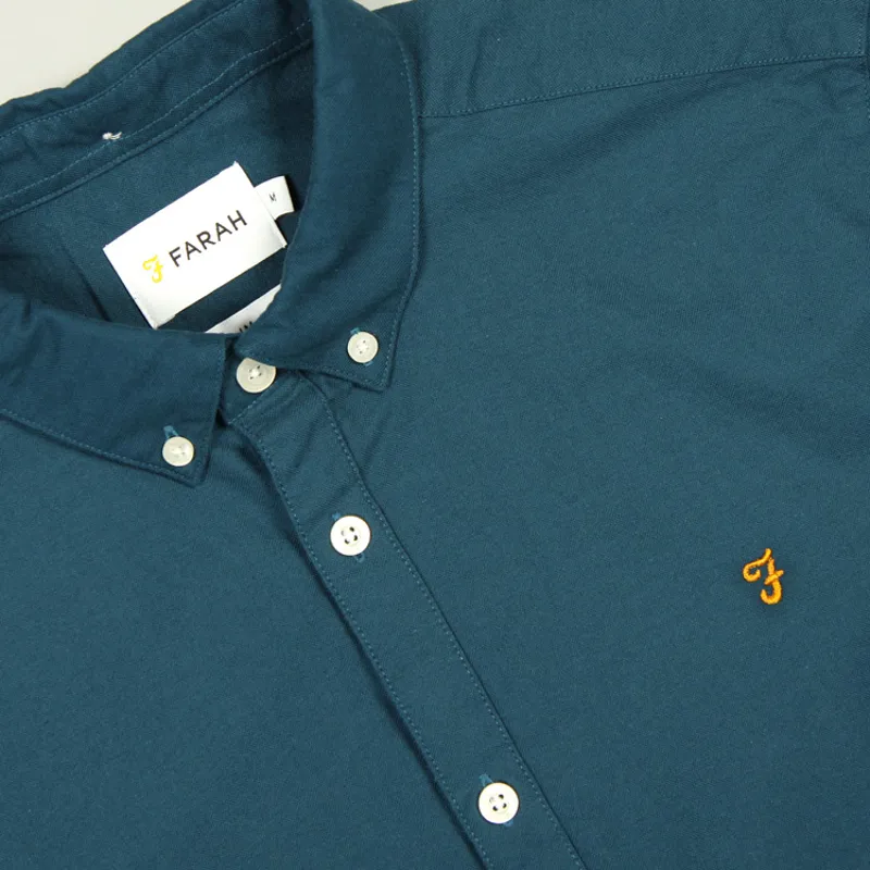 Farah Brewer SS Shirt - Blue Star-1