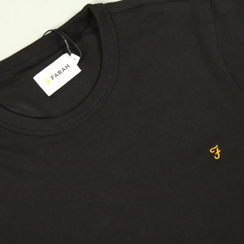 Farah Danny T-Shirt - Black-1