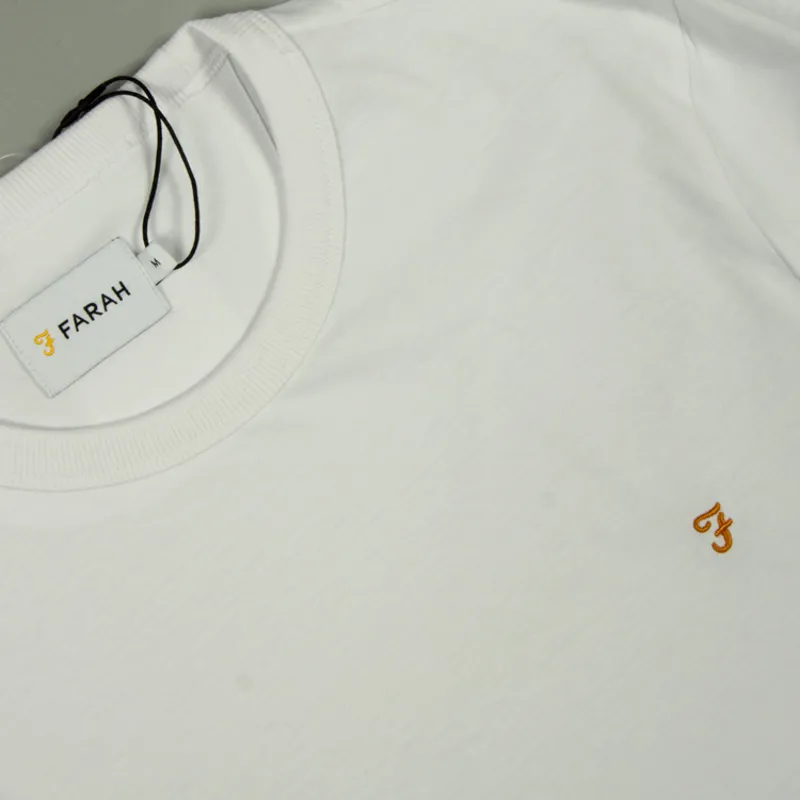 Farah Worthington LS T-Shirt - White-1