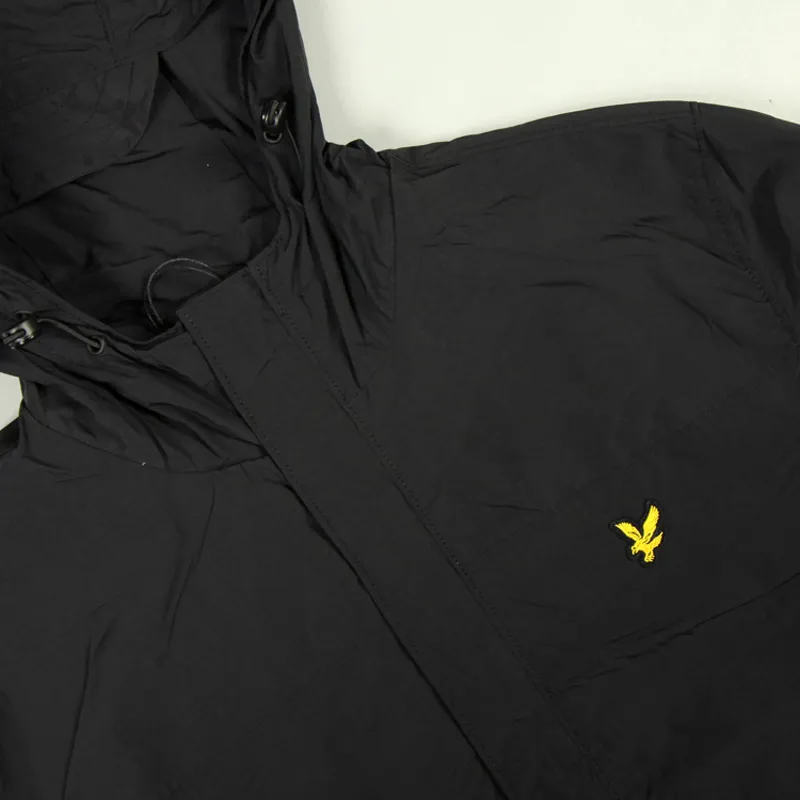 Lyle and Scott Hooded Pocket Jacket - Jet Black-1