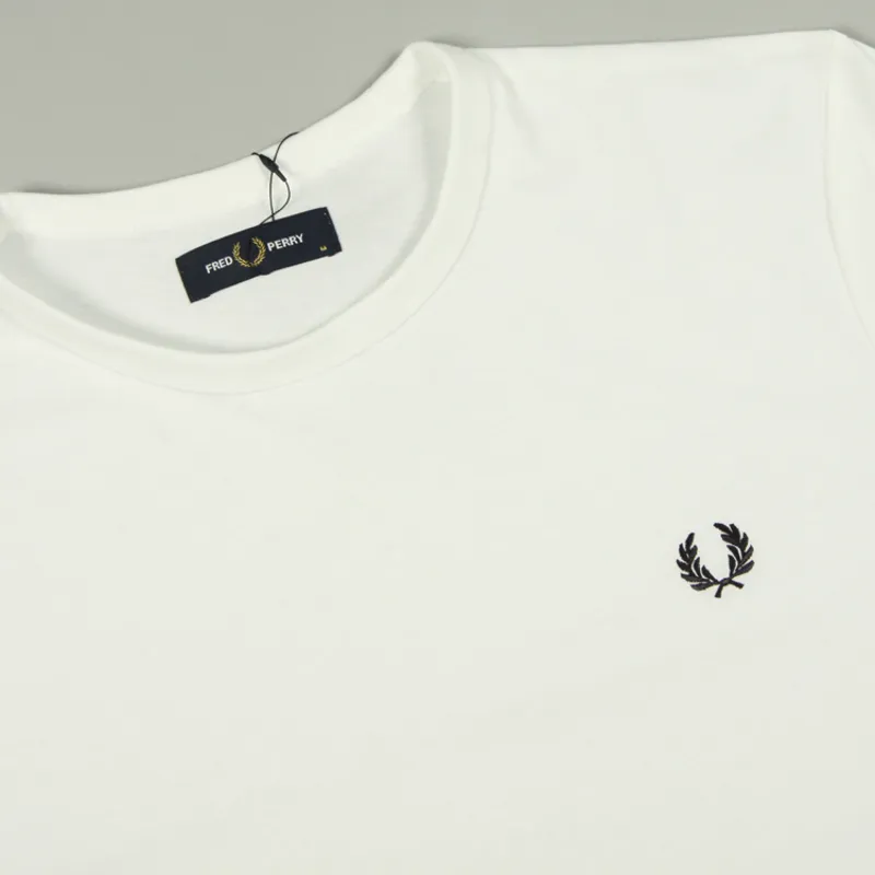 Fred Perry Ringer T-Shirt - White-1