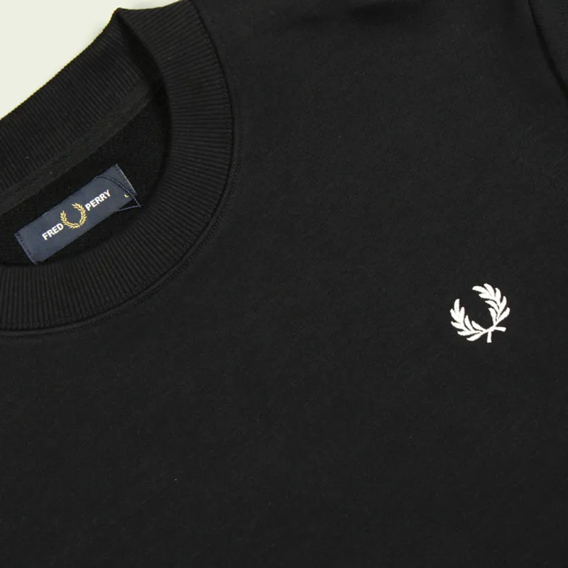 Fred Perry Sweatshirt  - Black-1