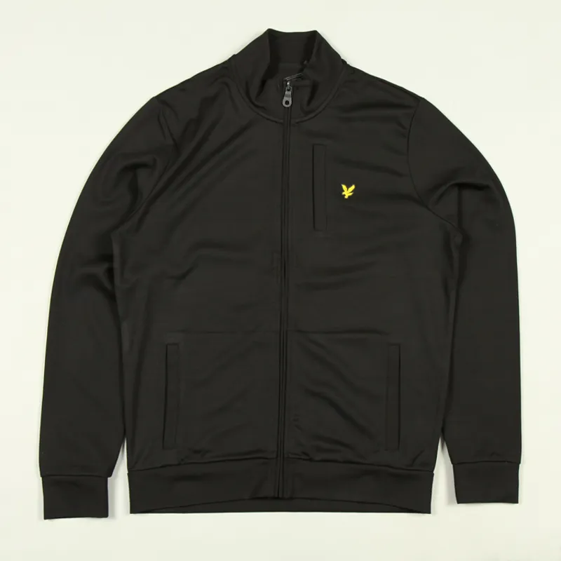 Lyle and Scott Smart Track Top Jet Black