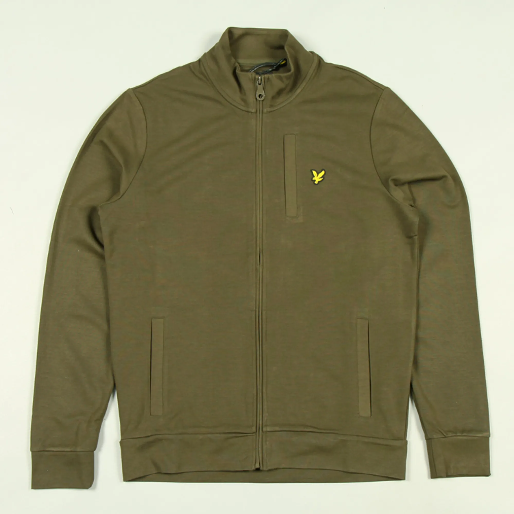Lyle and Scott Smart Track Top Trek Green - Main Image