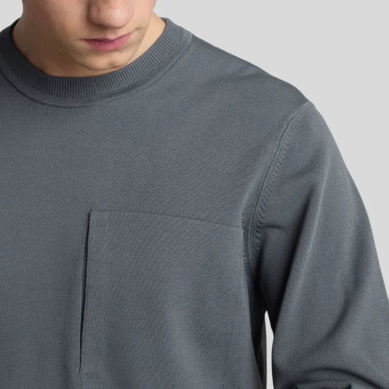 Lyle and Scott Cargo Crew Neck Jumper - Terra Nova-4