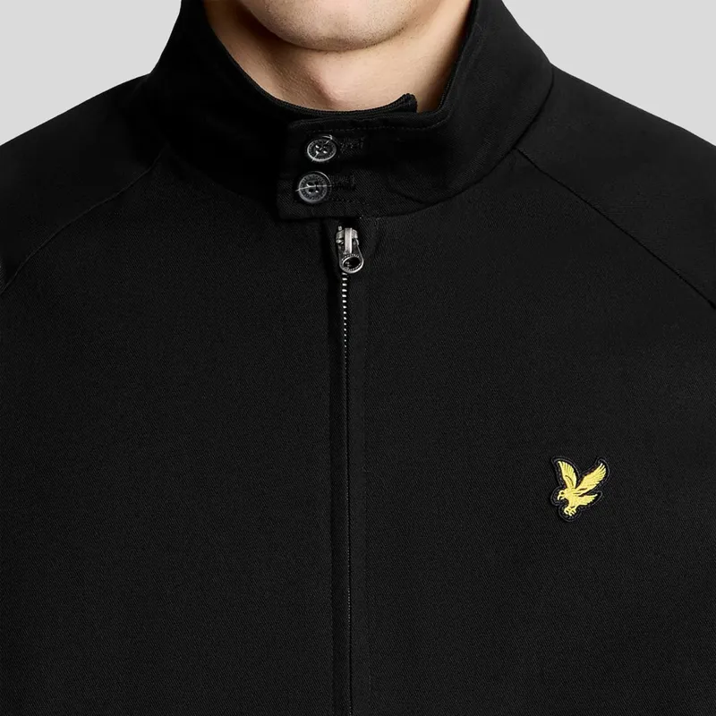 Lyle and Scott Cotton Harrington Jacket - Jet Black-2