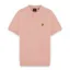Lyle and Scott Cotton Short Sleeve Knitted Polo - Pink Grapefruit