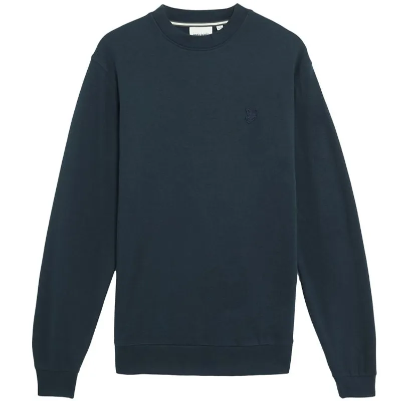 Lyle and Scott Interlock Crew Neck Sweatshirt - Carbon
