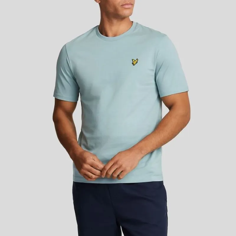 Lyle and Scott Plain T-Shirt - Blue Smoke-1