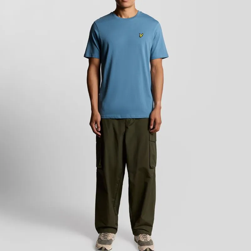 Lyle and Scott Plain T-Shirt - Ocean Sky-2