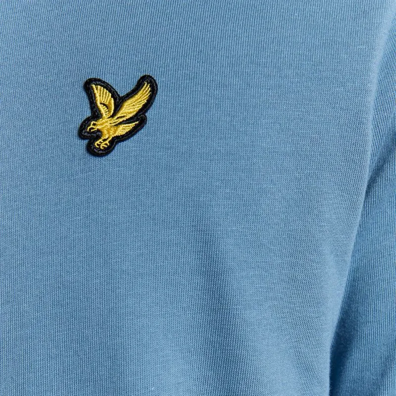Lyle and Scott Plain T-Shirt - Ocean Sky-5