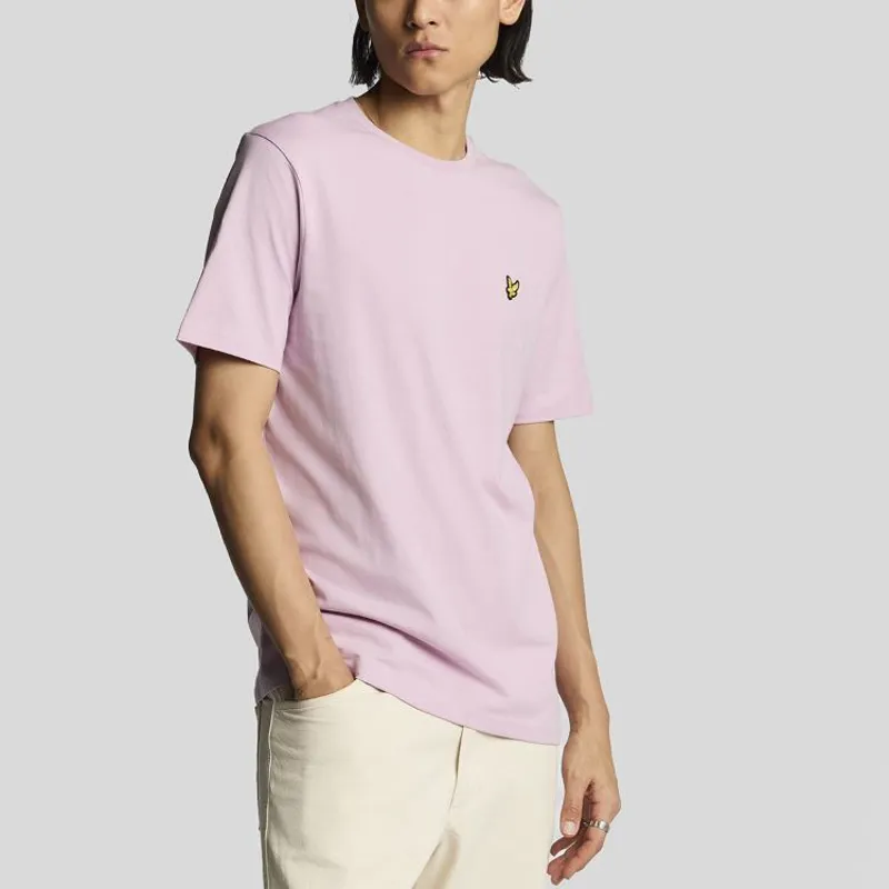 Lyle and Scott Plain T-Shirt - Pink Light-1