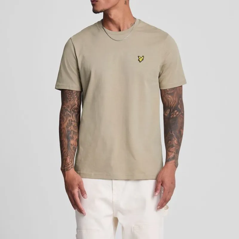 Lyle and Scott Plain T-Shirt - Sage Uniform-1
