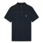 Lyle and Scott Popcorn Jacquard Polo Shirt - Dark Navy