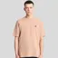 Lyle and Scott Popcorn Jacquard T-Shirt - Barley