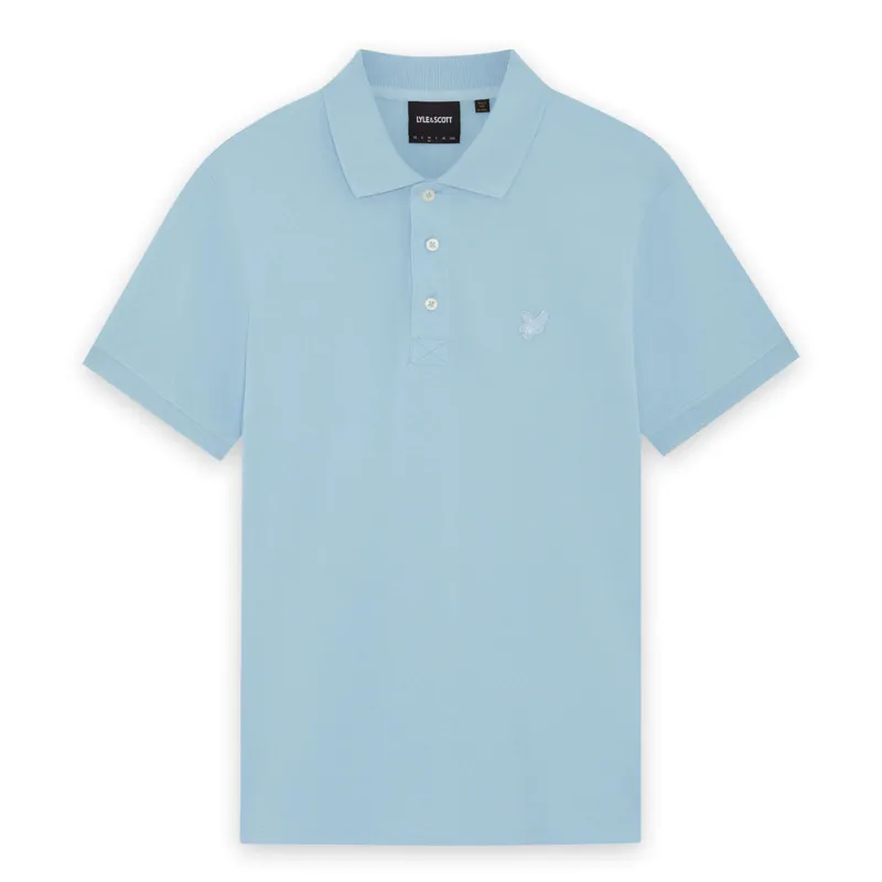 Lyle and Scott Superfine Polo Shirt - Airy Blue