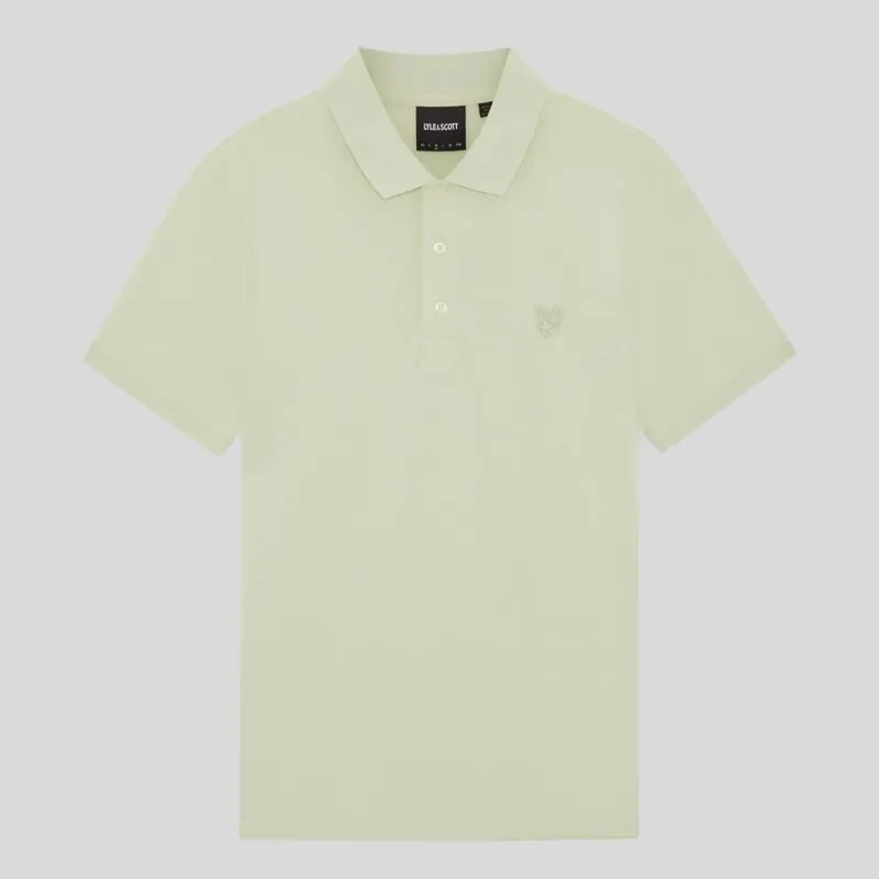 Lyle and Scott Superfine Polo Shirt - Tender Greens