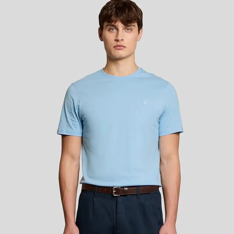 Lyle and Scott Superfine T-Shirt - Airy Blue-1