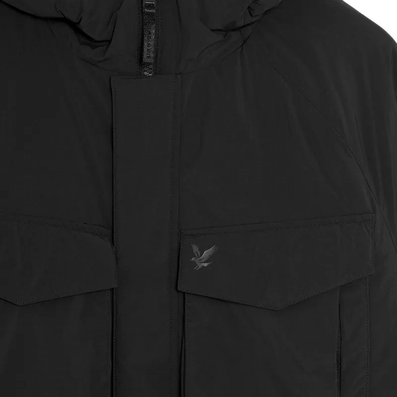 Lyle and Scott Tactical Wadded Parka - Black Ice-6