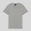 Lyle and Scott Tipped Superfine T-Shirt - Gull Grey/White