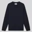 Lyle and Scott Tonal Eagle Crew Neck Sweatshirt - Dark Navy
