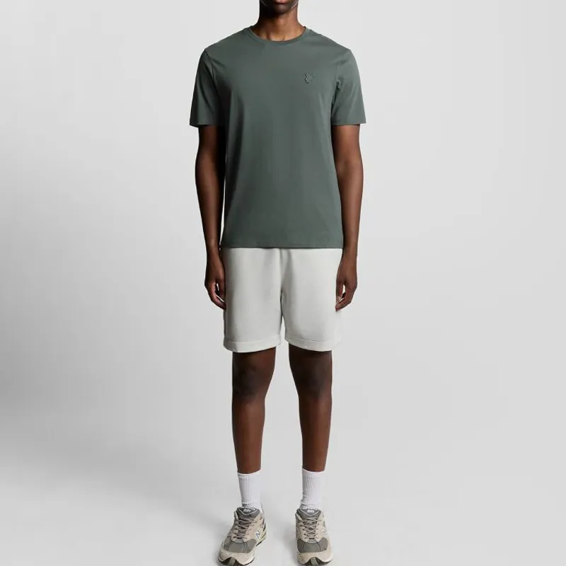 Lyle and Scott Tonal Eagle T-Shirt - Black Water-2